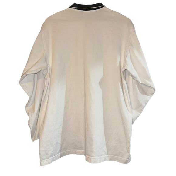 Vintage 90s Nike Challenge Court Quart Zip Long Sleeve Polo Shirt Y2K M ~Flaws~ - Picture 7 of 14